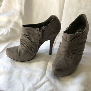 High heel booties